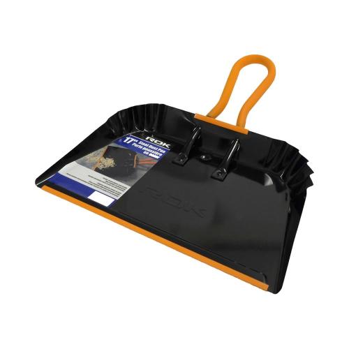 DUST PAN STEEL 17" CUSHION GRIP