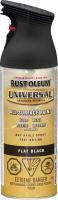 RUSTOLEUM UNIVERSAL PAINT BLACK FLAT 340G