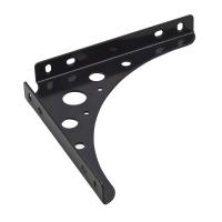 BLACK SHELF BRACKET 8" x 8"