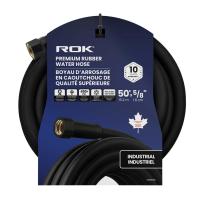 5/8" X 50' ROK PREMIUM RUBBER WATER HOSE
