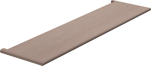 DBL RETURNED 5/4 X 11-1/2 X 50 TONGUED RED OAK TREAD