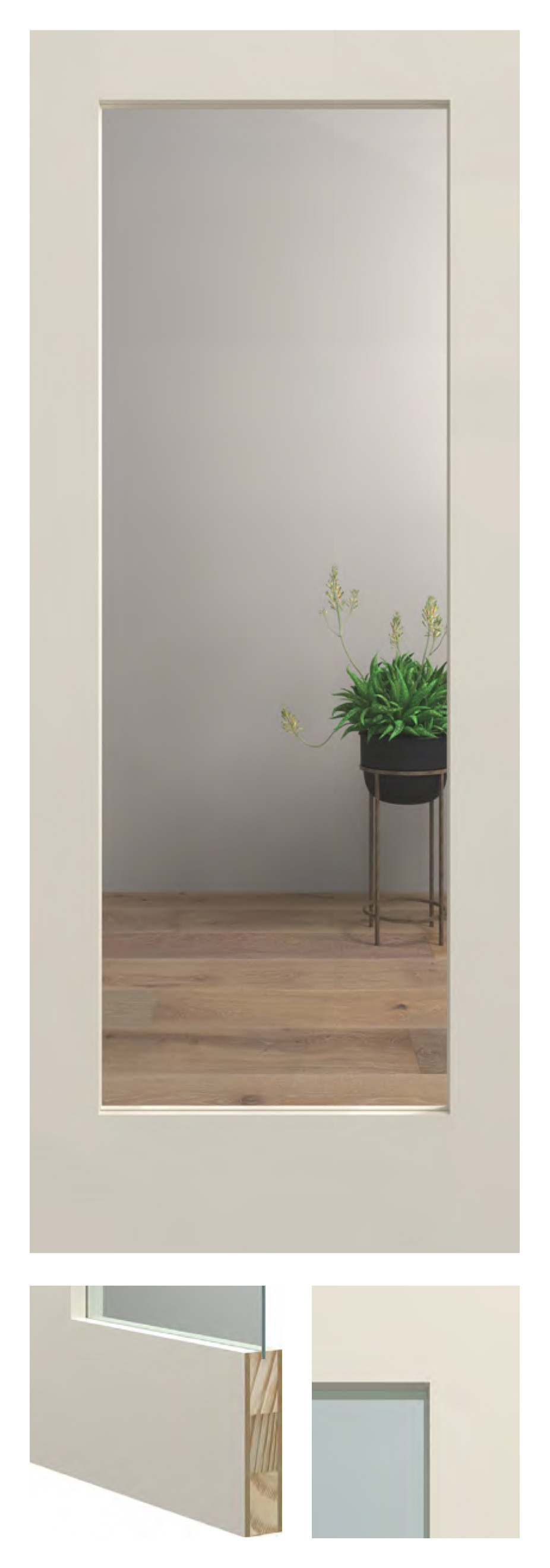 1 Lite Clear Glass Shaker - PR-1501S