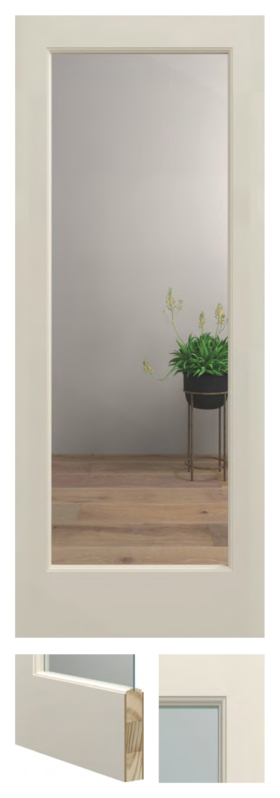 1 Lite Clear Glass Ovolo - PR-1501