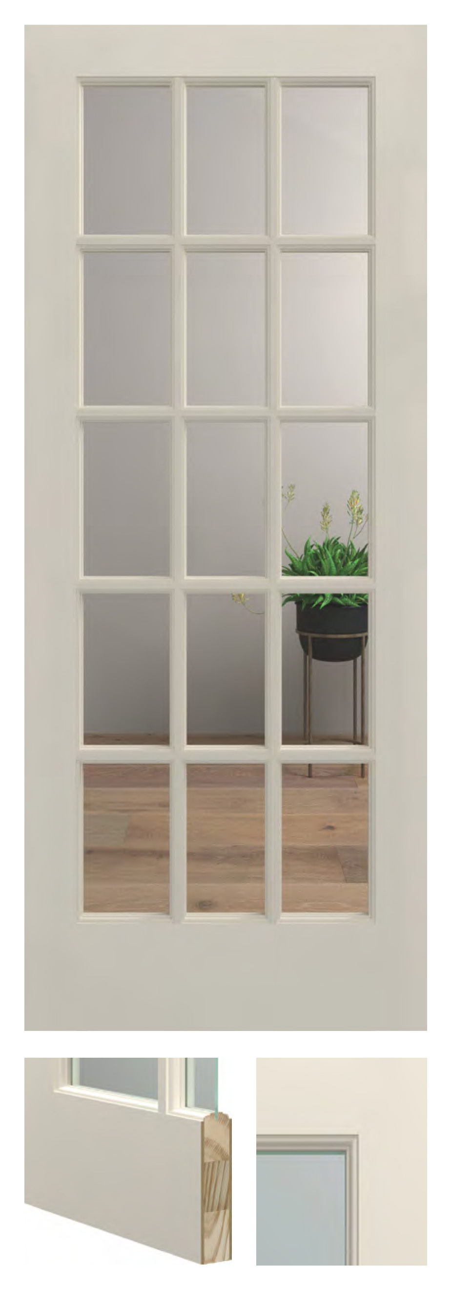 15 Lite Clear Glass Ovolo - PR-1515