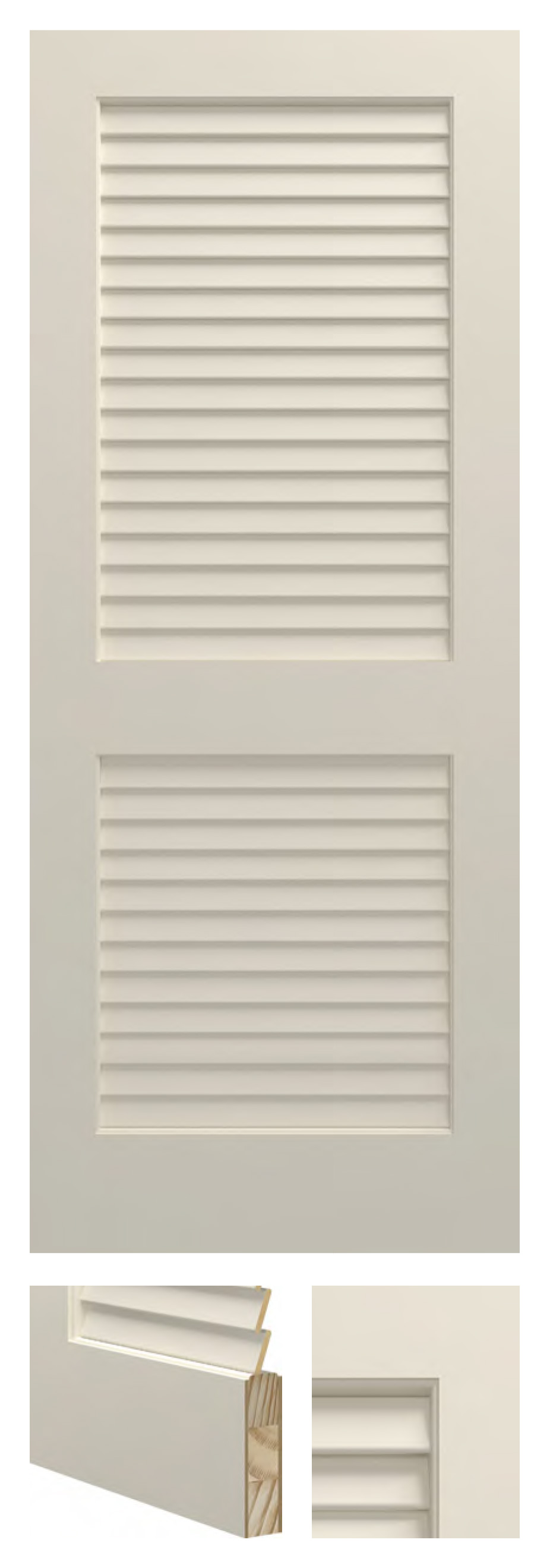2 Panel Plantation Louvered - PR-730-PL