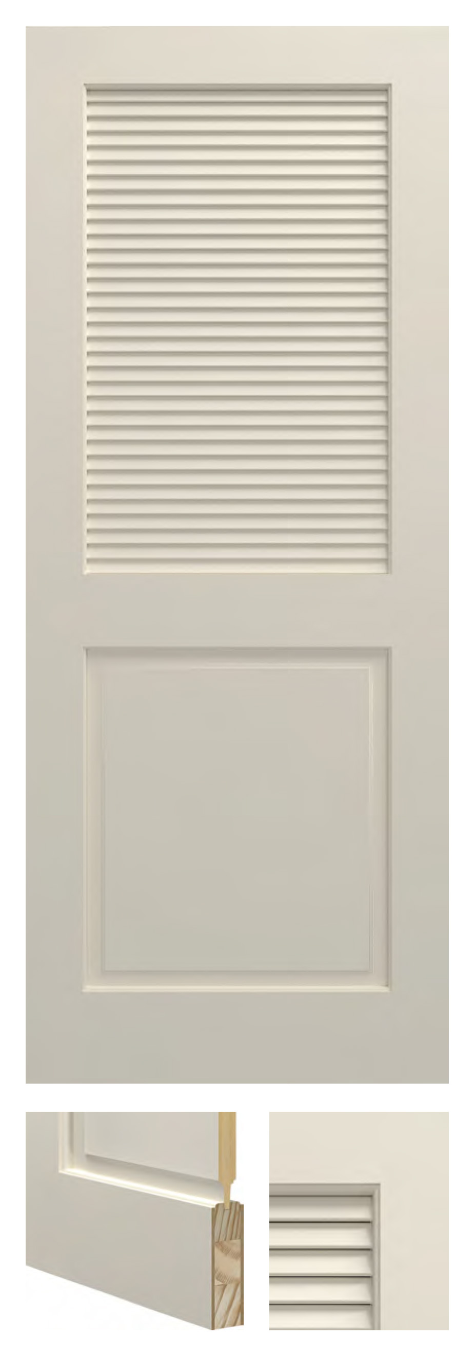 2 Panel Louvered - PR-732