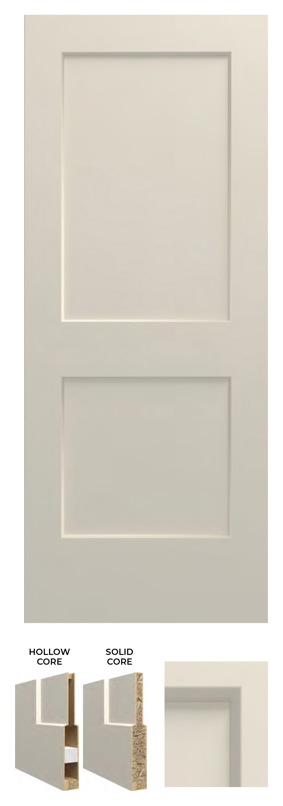 2 Panel Flat Craftsman - Monroe