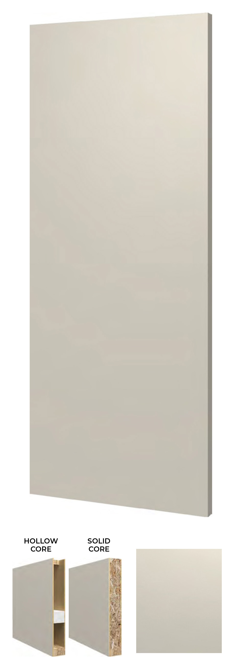 Flush - Primed Hardboard - Flush - Hardboard