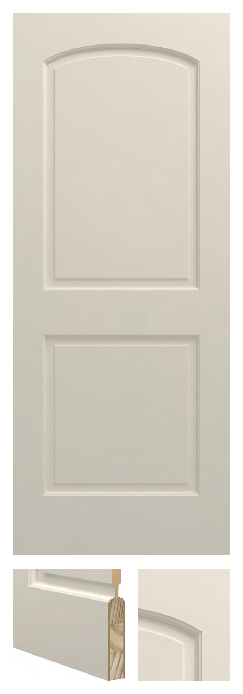 2 Panel Arched Raised Ovolo &ndash; PR-22ARP