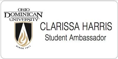 STUDENT AMBASSADOR - 1.5" x 3" METAL BADGE