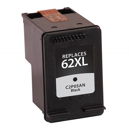 Remanufactured High Yield Ink Cartridge - Black - (Alternative for HP 62XL)