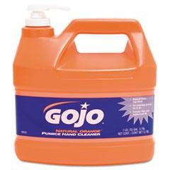GOJO®  Natural Orange Pumice Hand Cleaner, Orange Citrus, 1 gal Pump 4/Carton