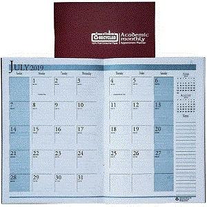 Academic Monthly Planner Book