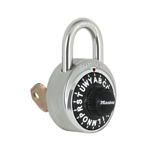 Letter Lock with Master Key - Silver