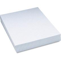 Ruled Cross Section Drawing Paper, 47 lbs., 9 x 12, Manila, 500 Sheets/Pack