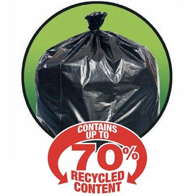 Trash Can Liner - 40x46 - XX Heavy - Black