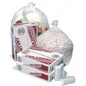 High-Density Mini-Roll Natural Can Liners - 60 Gallon