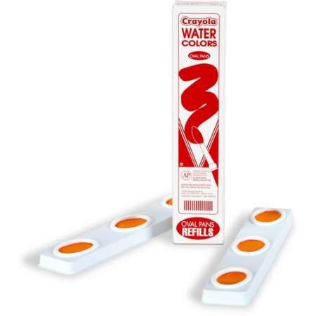Crayola Watercolor Paint Refill - Orange - 6/Each