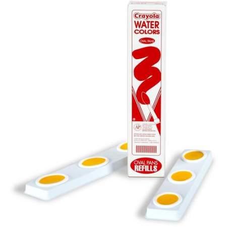 Crayola Watercolor Paint Refill - Yellow - 6/Each