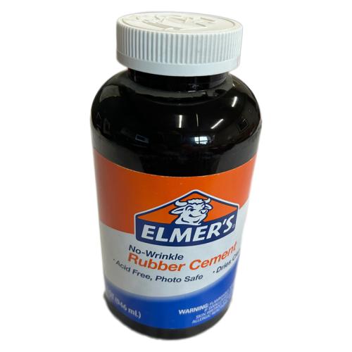 Elmer's No-Wrinkle Rubber Cement - 1 Quart - 1/Each