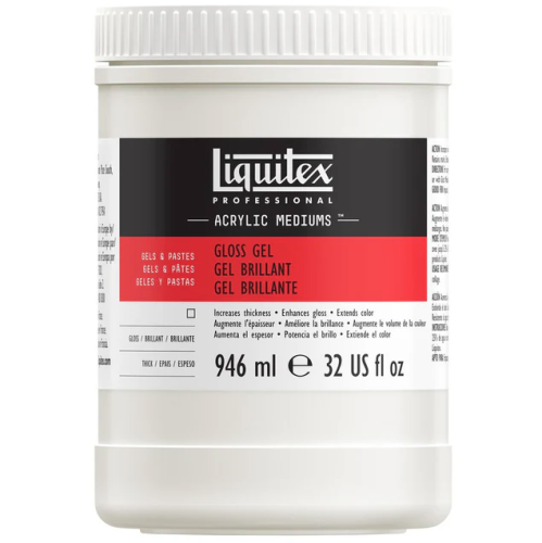 Liquitex - Gloss Gel Medium - 1 Quart - 1/Each