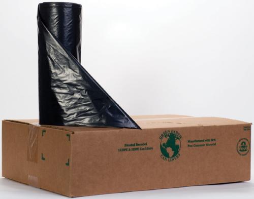 Can Liner - 30 x 36 - Low-Density - 1.5 Mil - Black - 250/Case