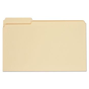 Top Tab Manila Folders - Legal - 3/4" Expansion - 1/3 Tab Cut - Recycled - 100/Box