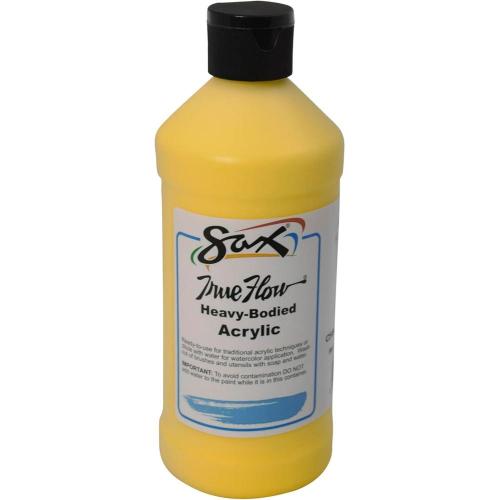 Sax True Flow Acrylic Paint - Heavy Bodied - Chrome Yellow - 16 Fl Oz. - 1/Each