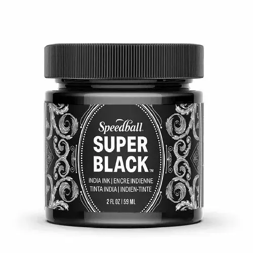 Speedball - Super Black India Ink  - 2oz