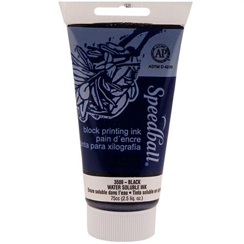 Speedball - Block Printing Ink - Water soluble - Black - 2.5 oz