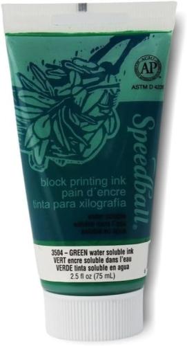 Speedball - Block Printing Ink - Water soluble - Green - 2.5 oz