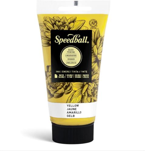 Speedball - Block Printing Ink - Water soluble - Yellow - 2.5 oz