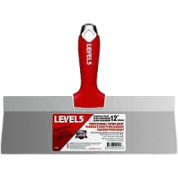 Level5 Taping Knife 12 in W Blade, Soft Grip Handle