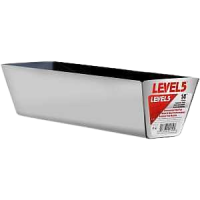 Level5 Curved Bottom Mud Pan, Stainless Steel