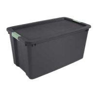 Sterilite Storage Tote Flat Gray, 36-1/8 L x 21 W x 18-5/8 H