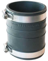 Fernco Flexible Coupling 2 in Socket 4.3 psi Pressure