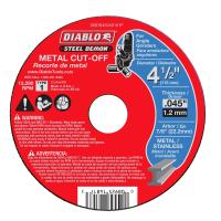 Diablo Steel Demon 4-1/2 in. D X 7/8 in. Steel Metal Cut-Off Disc