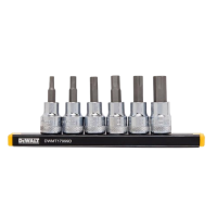DeWalt 3/8 in. Drive Metric 6 Piece Hex Bit Socket Set