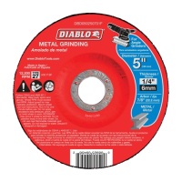 Diablo 5 in. D X 7/8 in. Aluminum Oxide Metal Grinding Disc