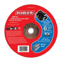 Diablo 6-1/2 in. D X 5/8 in. Aluminum Oxide Metal Circular Cut-Off Disc