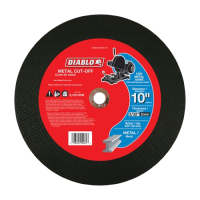 Diablo 10 in. D X 5/8 in. Aluminum Oxide Metal Cut-Off Disc