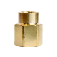 ATC 1/2 in. FPT X 3/8 in. D FPT Yellow Brass Reducing Coupling