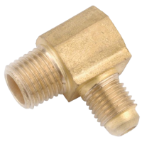 Anderson 1/4 in. Flare Elbow in. X 1/8 in. D MIP Brass 90 Degree Elbow