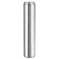 Selkirk 6 in. D X 36 in. L Stainless Steel Chimney Pipe