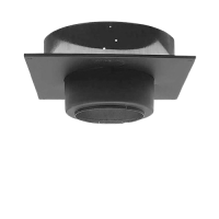 Selkirk 6 in. Stainless Steel Stove Pipe Ceiling Support Kit