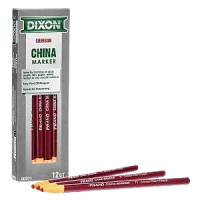 Dixon Ticonderoga Red China Marker, 7 in L