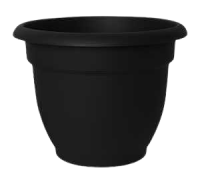 Bloem Planter 10-1/4 in H 13 in W Black