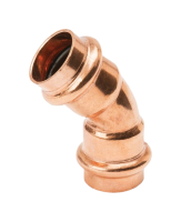 NIBCO Press System 3/4 in. Press X 3/4 in. D Press Copper 45 Degree Elbow 1 pk