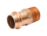 NIBCO Press System 1/2 in. Press X 1/2 in. D MIP Copper Adapter 1 pk