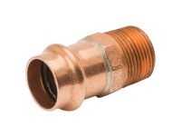 NIBCO Press System 3/4 in. Press X 3/4 in. D MIP Copper Adapter